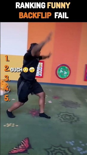 RANKING FUNNY BACKFLIP FAILS