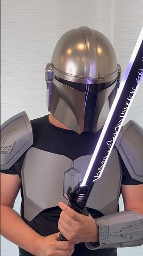 Do3D's Interchangeable TV & Movie Mandalorian 3D Printed Armor in Action with Neo Sabers #3dprinting