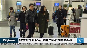 A group of snowbirds are challenging Ontario's cuts to out-of-country health insurance. | CityNews Toronto