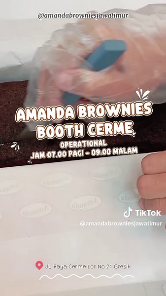 Grand Opening Amanda Brownies Booth with Special Promo