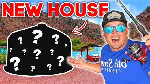 New house bought next to world-class fishing river location