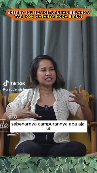 WUUOOHH mata biru...ITS MY DREAM MAS 🥹 #waodesisters #cqawaode #chikawaode #liawaode #podcast #sherryjolieca