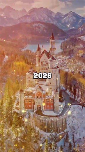 Évolution of The castle of Neuschwanstein #chevalier #history #travel #histoire #germany #castle