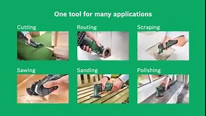 The Bosch PMF 220 & 250 multifunction tool helps DIY'ers with all renovation and repair jobs. This powerful all-rounder with fast and easy accessory changes has variable speed pre-selection of the oscillation rate which enables you to work consistently and gear the tool towards the material at all times. https://bit.ly/3ipz3FO | Bosch DIY Southern Africa