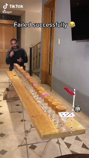 Trick shots failed successfully 😂 (via @trick_shooter) #trickshot #fail