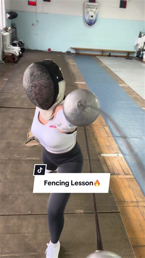 Fencing Epee Lesson Beginner 🤺 #foryou #fencing #epee #sport #training #workout #gym