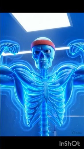 Ultimate Blue Skeleton Gym Transformation 🔥