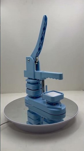 Square Badge Making Machine Blue Item NO2826