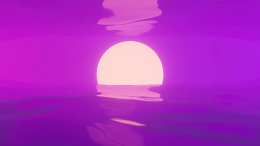 Pink Retro Sunset Live Wallpaper - MoeWalls