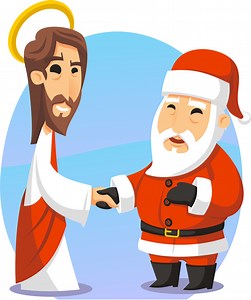 The Great Christmas Standoff: Jesus vs. Santa