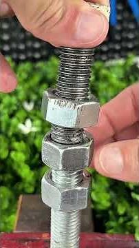 How to make a splice of threaded bars correctly #tools #diy #tips