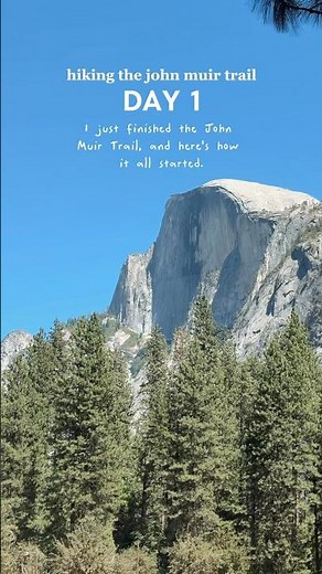 Day 1 of backpacking the John Muir Trail #johnmuirtrail #hiking #nature #documentary