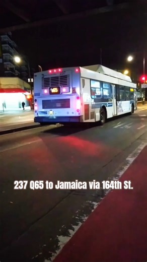 #MTA BUS: 237 Q65 @ Main St & 41st Ave #youtubeshorts #music #queens #flushing #dark #commute