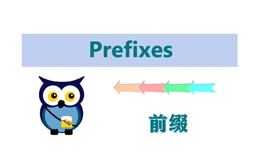 【语言学】前缀 | Prefix