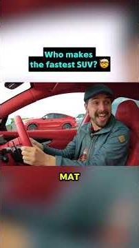 Who makes the fastest SUV?