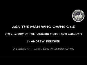The History of the Packard Motor Car Company