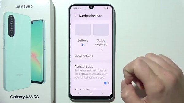 Samsung Galaxy A26 5G: How to Turn On/Off Circle to Search