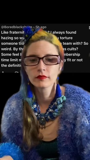 Are fraternities and sororities cults? (fun fact… I once pledged a sorority.) #knittingcultlady #cults #knitting #cultingofamerica | Daniella Mestyanek Young_Author