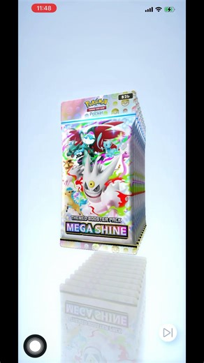 Mega Shine 10 pack opening on Pokemon TCGP