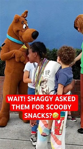 WAIT… Shaggy Asked My Kids for Scooby Snacks 🤣