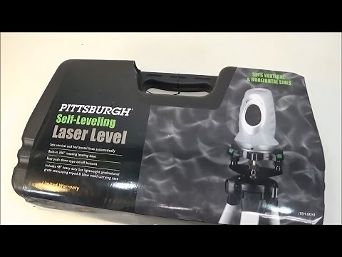 Review of Harbor Freight Self-Leveling Laser Level Kit Item# 69243 Pittsburgh