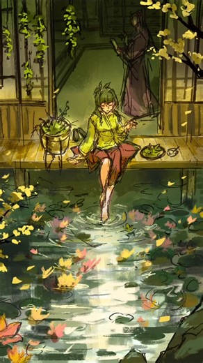 bean on Instagram: "maomao is staring at a frog 🐸 #apothecarydiaries #maomao #digitalart #artreels"