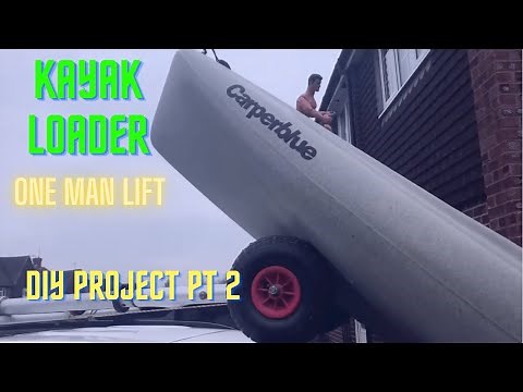 DIY one man kayak lift load and carry solution hobie outback