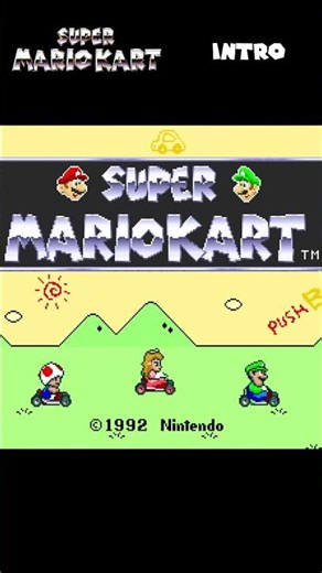 Super Mario Kart Intro