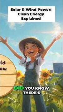 Renewable Energy Explained: Sun, Wind, and Water Power! #animationshorts