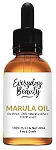 Marula Oil - 100% Pure Extra Virgin Unrefined Luxury Facial Oil 1oz Glass Bottle & Dropper - Cold Pressed & All Natural for Face, Skin and Hair - DIY Cosmetics - Premium Quality Bulk Price