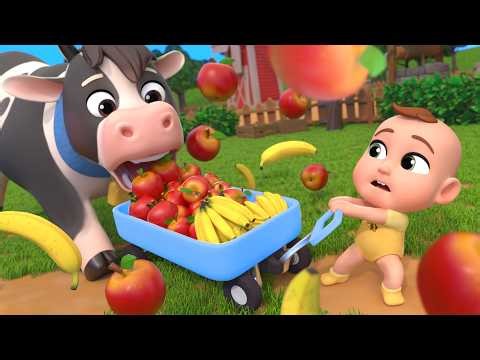 I Like to Eat! Apples and Bananas | Funny Baby Songs & Nursery Rhymes