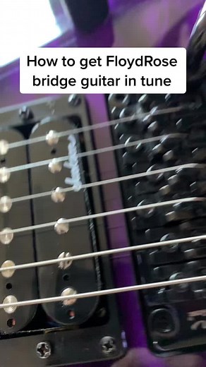 Tutorial: How to Tune a Floyd Rose Guitar Step by Step