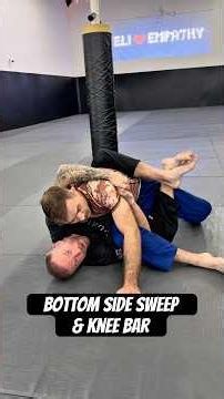 Bottom Side Sweep & Knee Bar