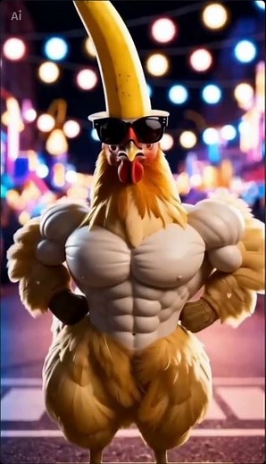 🍌🐔 Chicken Banana Song | Funny Chicken Banana Dance Challenge 😂🎵