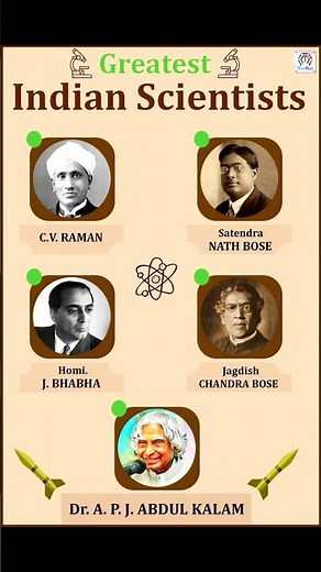 Greatest Indian Scientists | C.V. Raman, Satyendra Nath Bose, Homi J. Bhabha, Jagdish Chandra Bose
