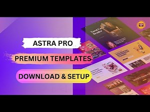 Astra Pro Premium Templates Demo import | Astra Pro WordPress Theme Customization | Astra Tutorial