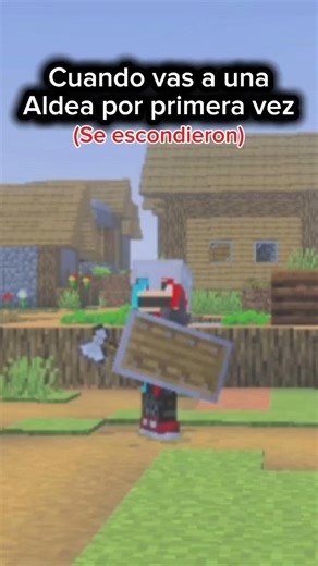 When you go to a village for the first time #minecraft #humor #memes #xd #viralshort #minecraftmemes