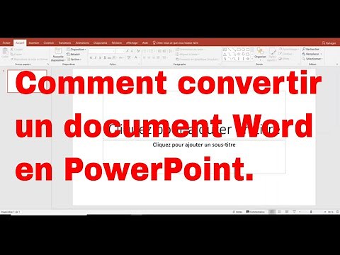Comment créer un powerpoint depuis un doc word [2024]