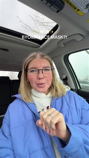 The new @byoma collagen face mask?! Who wants a review?! @Liv Markley🧴Esthetician #byoma #byomaskincare #newskincare #facemask #affordableskincare