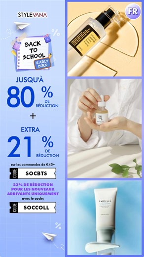 🍎Obtenir des A et des offres imbattables ! 📚 Tous les clients : Code [SOCBTS] pour 21 % de RÉDUCTION SUPPLÉMENTAIRE sur les commandes de €45 et plus ! *18 % de RÉDUCTION SUPPLÉMENTAIRE sans minimum 🌟 Bonus pour les NOUVEAUX clients : 23 % de RÉDUCTION SUPPLÉMENTAIRE sur toutes les commandes avec le code [SOCCOLL] ✈️ Profitez de la LIVRAISON GRATUITE sur les commandes de €48 et plus ! 🛒 Achetez sur : https://vana.ly/82VlDe | STYLEVANA