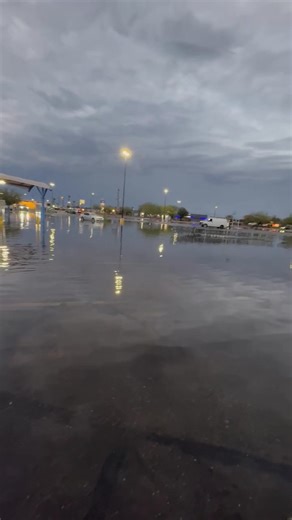 The Walmart parking lot on Pacific Avenue is flooded | Jennifer Blackwell