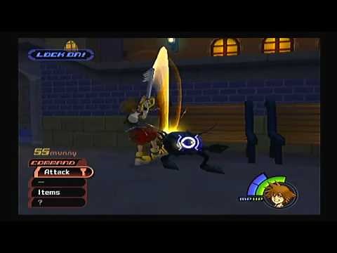 Kingdom Hearts 1 PS2 Walkthrough Part 5 Traverse Town