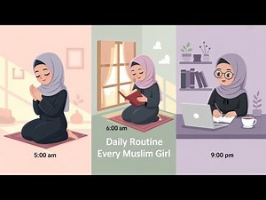 Peaceful Muslim Routine 🌸 | The Sunnah Way to Balance & Barakah