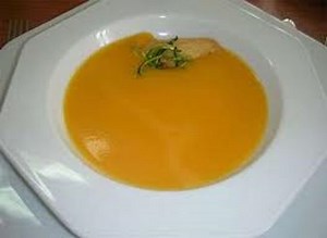 Crema de calabaza y zanahoria