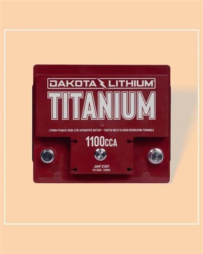 Dakota Lithium LTO Automotive 1100CCA Battery