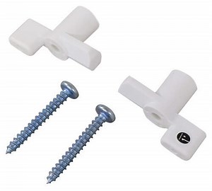 Fold Down Door Holders for RV Entry Door - 1/2" - Qty 2 JR Products RV Door Parts 37211835