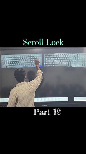 Work Of Scroll Lock? 🤔 | "SCROLL LOCK" | Keys & Cursor | Explained By Kanhaiya Sir