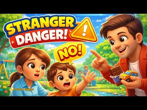 Stranger Danger 🚸 | Safety Story for Kids | Stay Safe | Yellow Giggles | #kidsstory #moralstories