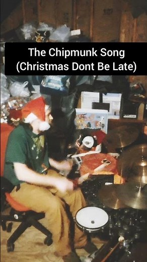 The Chipmunk Song DRUM COVER by Dan The Drummer