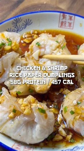 Macro Friendly Rice Paper Dumplings